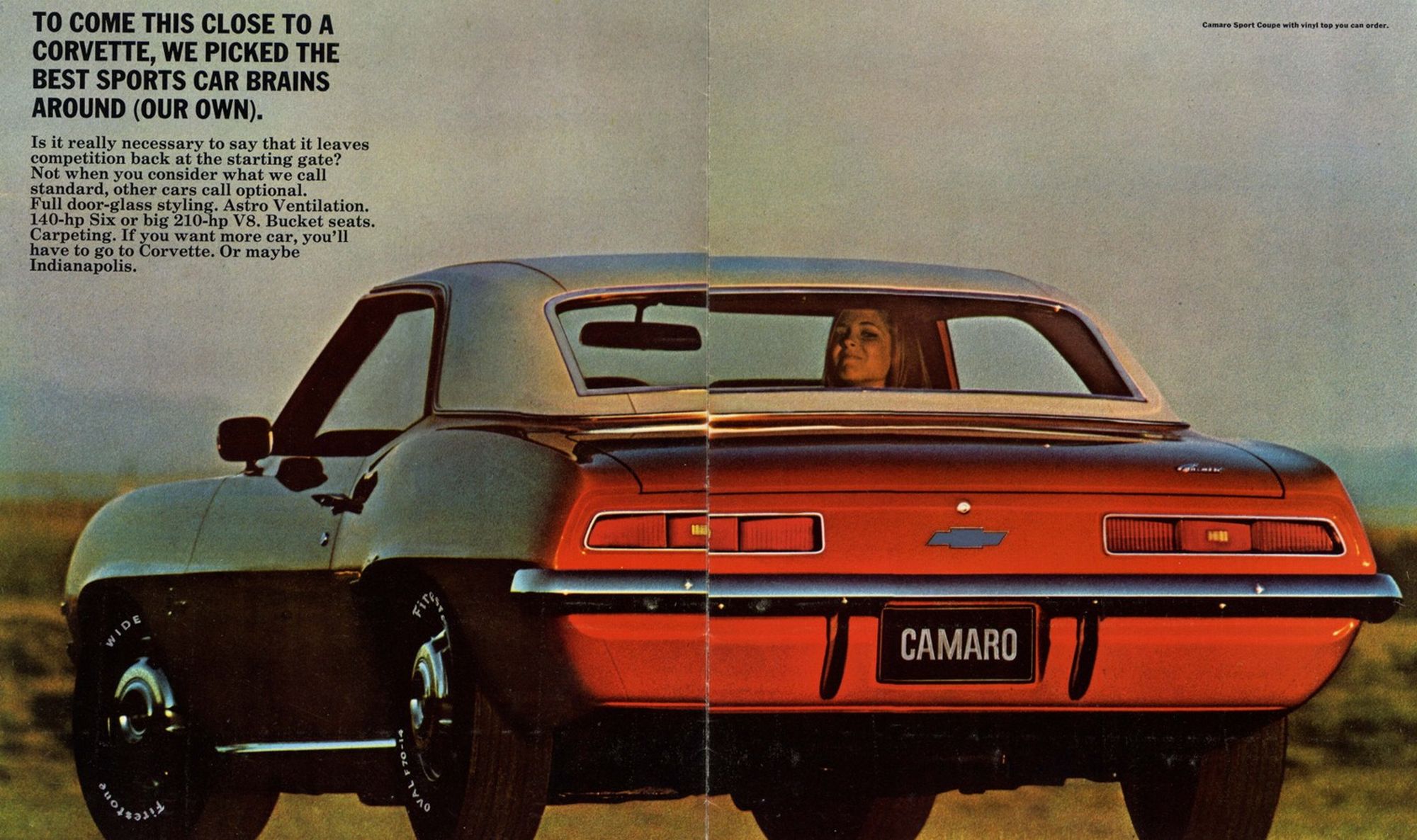 1969 Chev Camaro Brochure Page 1